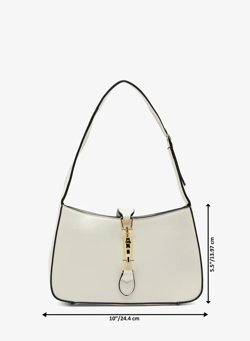 ELLA  Classic Shoulder Bag With Gold Accent for Women | Best Price UAE
